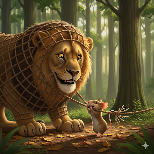 शेर और चूहा – The Lion and the Mouse