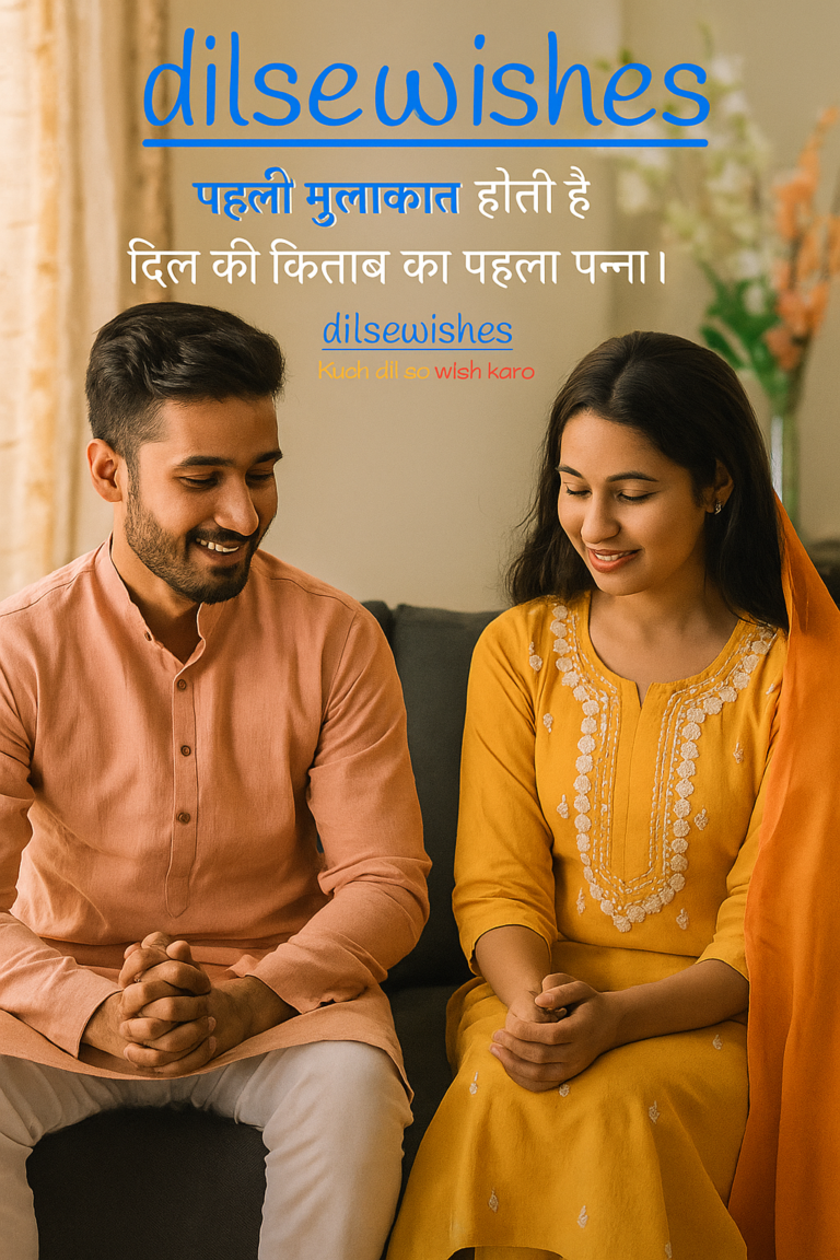 पहली मुलाकात की कहानी: शादी के लिए दिल छू लेने वाला सफर