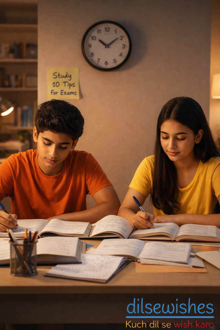 Exam Stress से कैसे निकलें? Study 10 Tips For Exams in Hindi