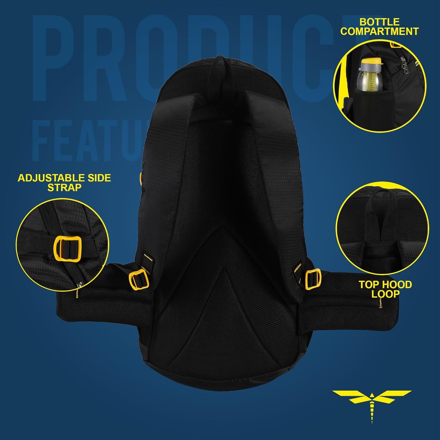 Impulse Rucksack 60L Travel Backpack for Men - Hiking, Trekking, Camping - Cedar 2 Bag with 1 Year Warranty (Black) 5 Impulse Rucksack 60L Travel Backpack for Men - Hiking, Trekking, Camping - Cedar 2 Bag with 1 Year Warranty (Black) - Image 5