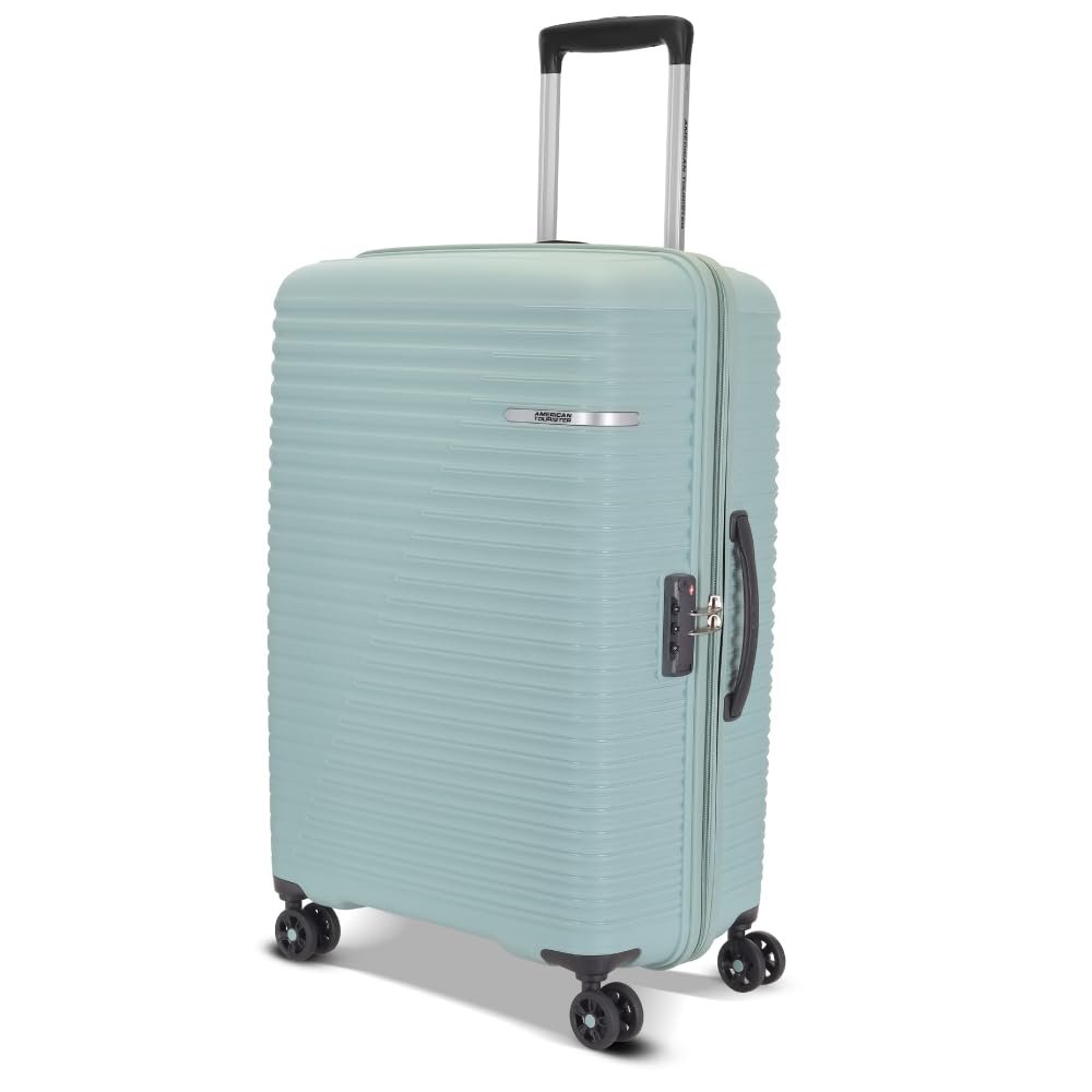 American Tourister Liftoff+ with TSA Lock & 8 Wheel Hard PP Check-in Suitcase for Travel Trolley Bag with Double Wheel for Women & Men Seafoam Blue 67 cm Medium 2 American Tourister Liftoff+ with TSA Lock & 8 Wheel Hard PP Check-in Suitcase for Travel Trolley Bag with Double Wheel for Women & Men Seafoam Blue 67 cm Medium - Image 2