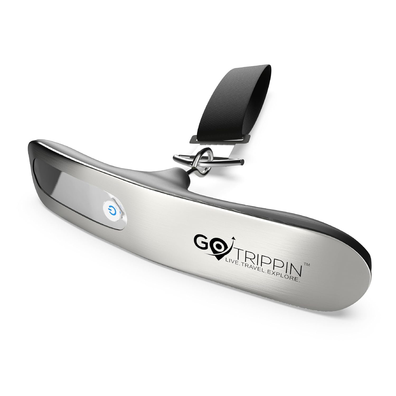 GoTrippin by Destinio Weight Machine for Luggage - 50 kg capacity, Steel body, Lifetime replacement - Digital Portable Electronic Luggage Weighing Scale for home, travel, flights, bags (Silver, 50 kg) 2 GoTrippin by Destinio Weight Machine for Luggage - 50 kg capacity, Steel body, Lifetime replacement - Digital Portable Electronic Luggage Weighing Scale for home, travel, flights, bags (Silver, 50 kg) - Image 2
