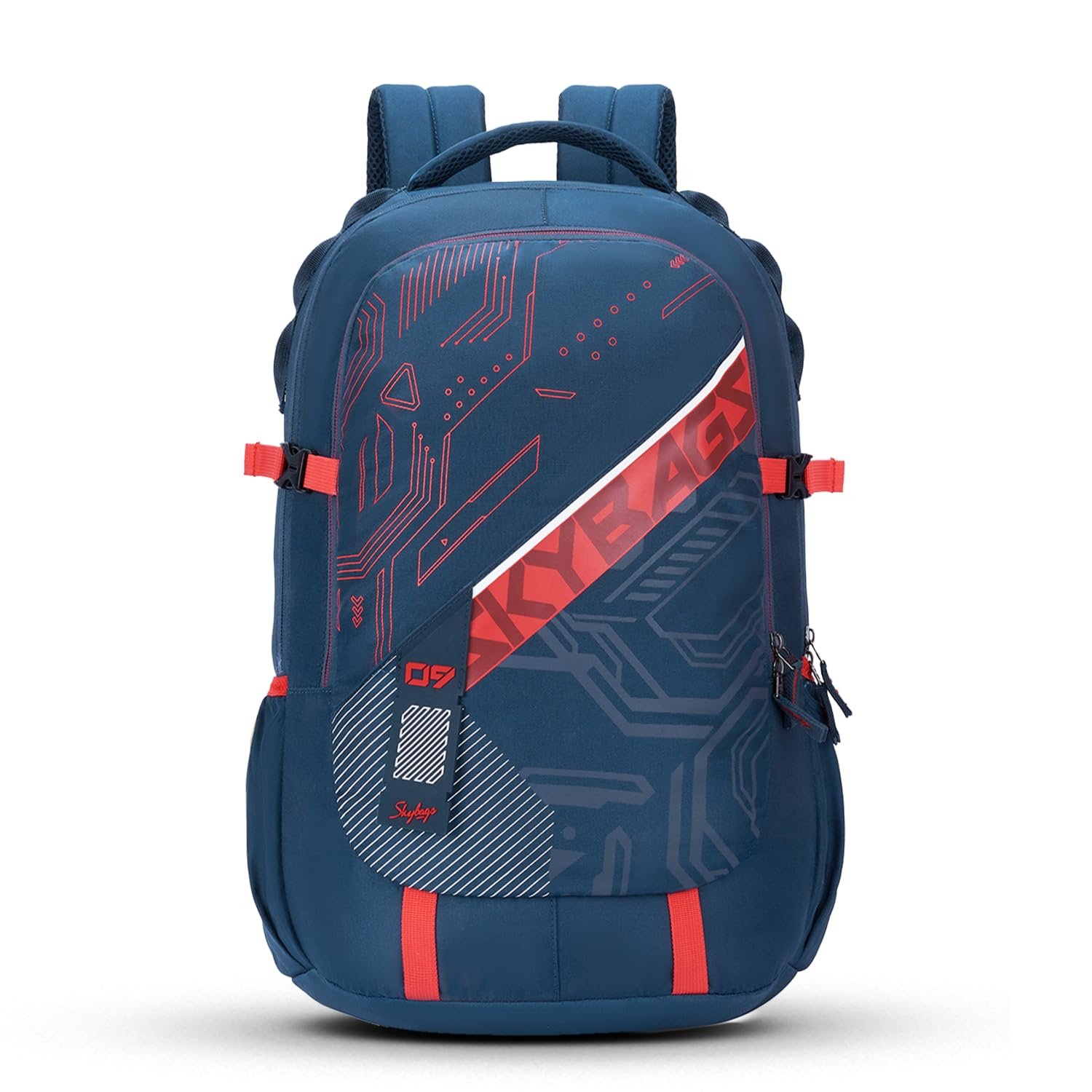 Skybags Vesper 40L Laptop Backpack with Rain Cover - Navy Blue 2 Skybags Vesper 40L Laptop Backpack with Rain Cover - Navy Blue - Image 2